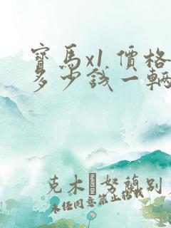 宝马x1 价格多少钱一辆