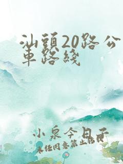 汕头20路公交车路线