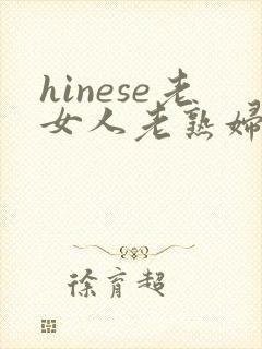 hinese老女人老熟妇hd