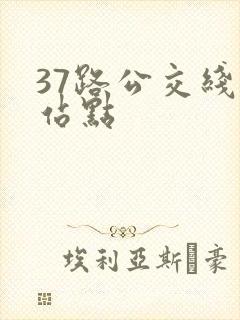 37路公交线路站点