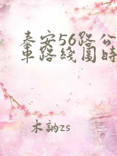 泰安56路公交车路线图时间表