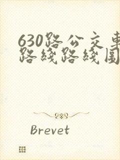 630路公交车路线路线图