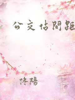 公交站间距规范