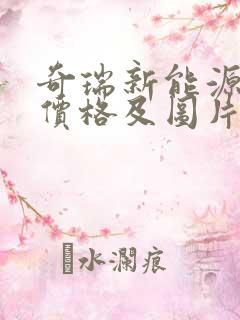 奇瑞新能源货车价格及图片