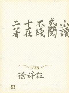 二十不惑小说原著在线阅读