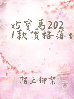 x5宝马2021款价格落地价