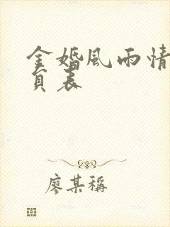 金婚风雨情 演员表