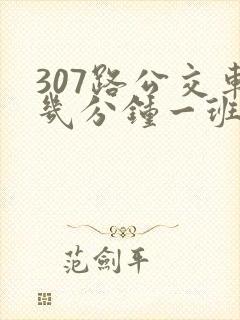 307路公交车几分钟一班