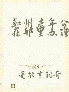 郑州老年公交卡在那里办理