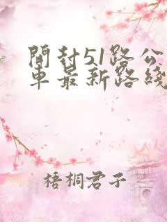 开封51路公交车最新路线和时间
