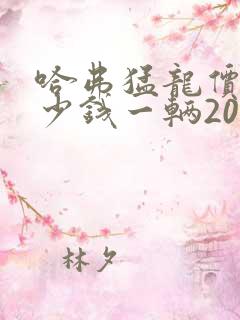 哈弗猛龙价格多少钱一辆2025报价