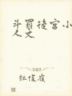 斗罗后宫小说同人文