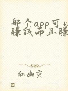 哪个app可以赚钱而且赚的快