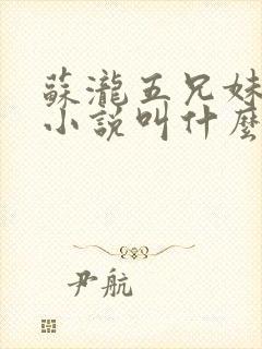 苏泷五兄妹原著小说叫什么