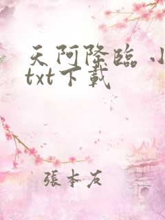 天阿降临 小说txt下载