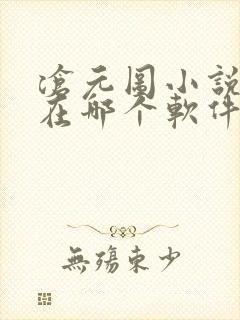 沧元图小说可以在哪个软件上看