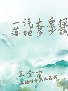 一汽大众探岳x落地多少钱