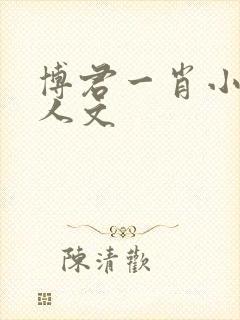 博君一肖小说同人文