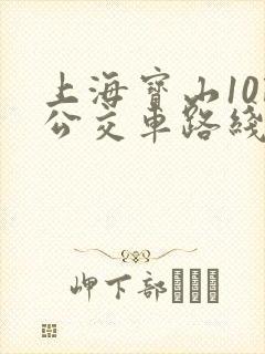 上海宝山10路公交车路线