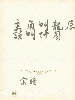 主角叫龙辰的小说叫什么