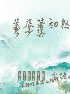 叶辰萧初然总共多少集