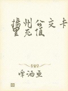扬州公交卡在哪里充值