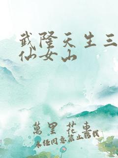 武隆天生三桥和仙女山