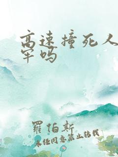 高速撞死人要坐牢吗