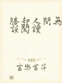 胜却人间无数小说阅读