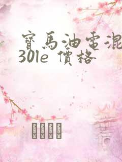 宝马油电混合530le 价格
