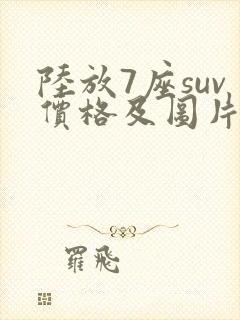 陆放7座suv价格及图片