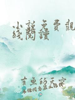小说免费观看在线阅读