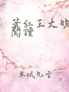 萧红王大明小说阅读