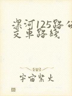 漯河125路公交车路线