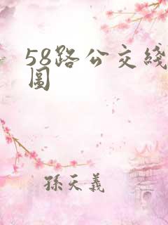 58路公交线路图