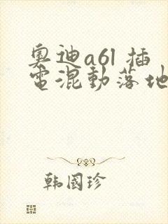 奥迪a6l 插电混动落地