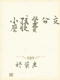 小孩坐公交车怎么收费