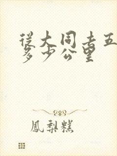 从大同去五台山多少公里