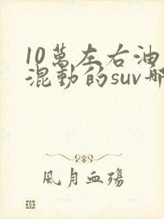 10万左右油电混动的suv哪款好