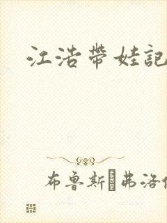 江浩带娃记小说