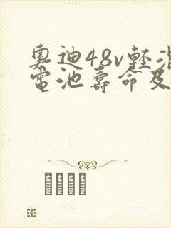 奥迪48v轻混电池寿命及更换价格