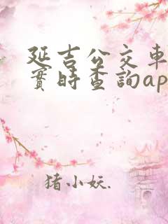 延吉公交车到站实时查询app