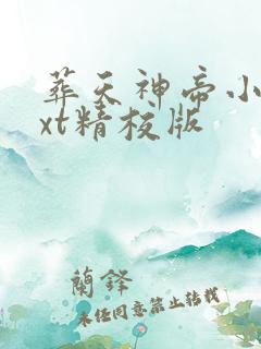 葬天神帝小说txt精校版
