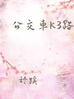公交车k3路线 公交车k3路线