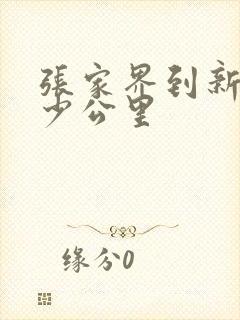 张家界到新化多少公里
