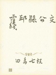 霍邱县公交车路线