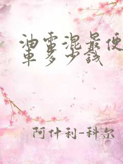 油电混最便宜的车多少钱
