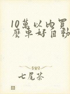 10万以内买什么车好自动挡