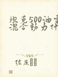 坦克500油电混合动力什么价格