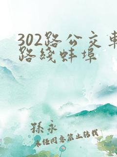 302路公交车路线蚌埠 302路公交车路线蚌埠